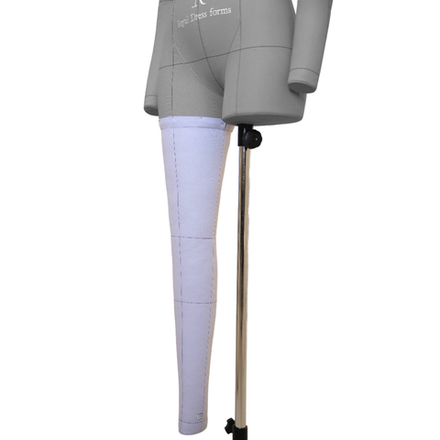 Нога для манекена Моника Арт, размер 44, тип фигуры Прямоугольник, сиреневая.