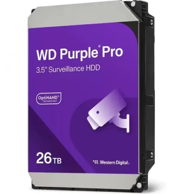 Жесткий диск WD 26Tb 7200rpm (WD260PURP) Purple Pro SATA III 6Gb/s, 512Mb 3,5"