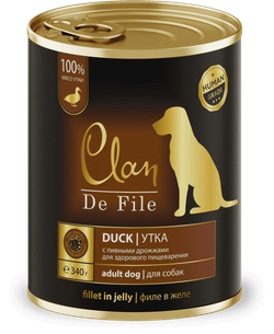 Clan De File Консервы для собак (утка)