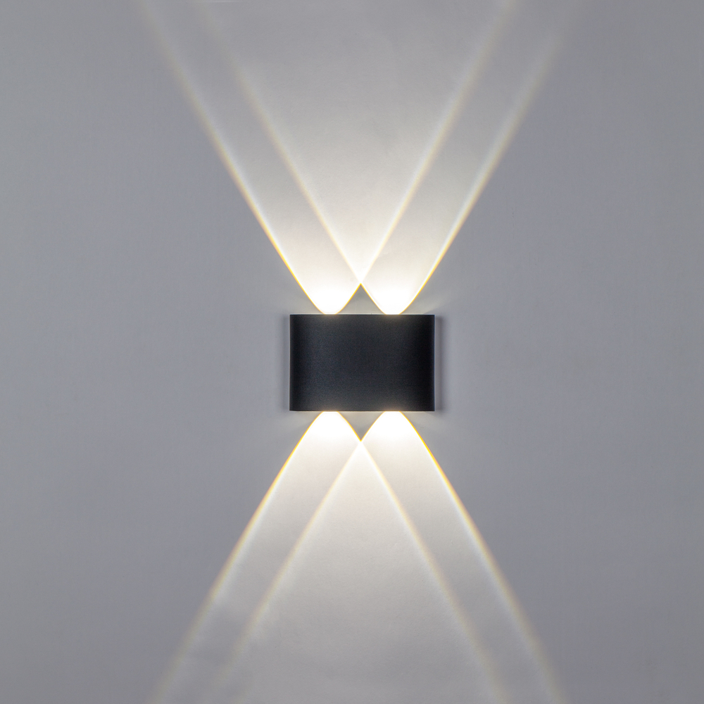 343027 Светильник GEMMA 4х1W LED 440LM G ЧЕРНЫЙ 4000K IP65