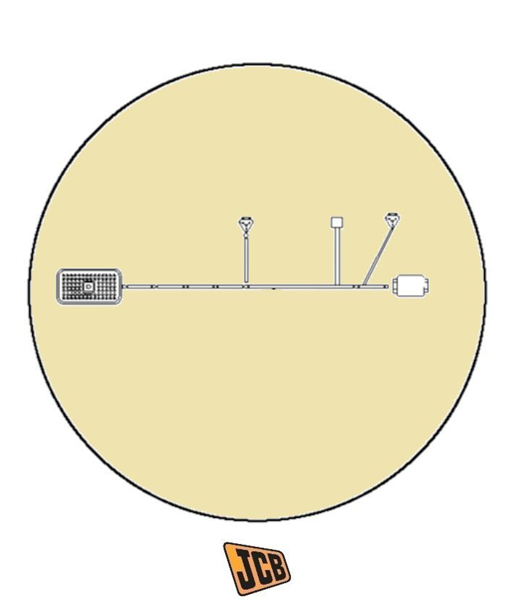 Жгут проводов заднего дворника JCB 719/80900, 719-80900, 71980900