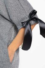 Платье с бантами Кайла (серое) П14873-10М LT Collection