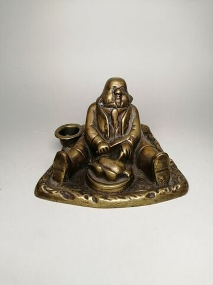 Бронзовая чернильница