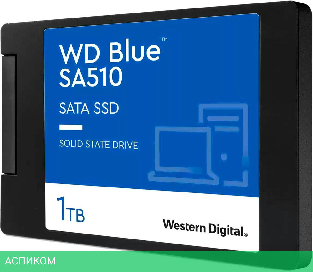 SSD диск WD Blue SA510 1TB (WDS100T3B0A)