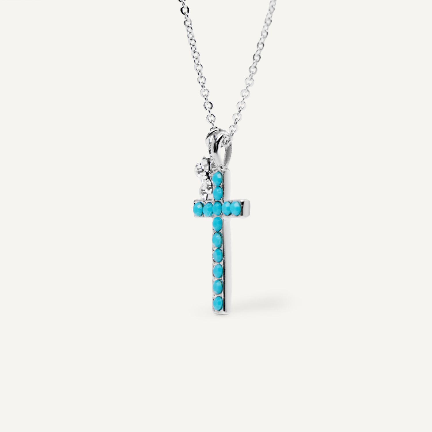 Колье Turquoise Cross Necklace