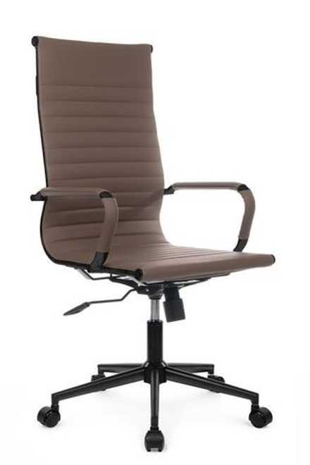 Кресло Riva Хьюго RCH 6002-1SEB Коричневый/Металл Черный