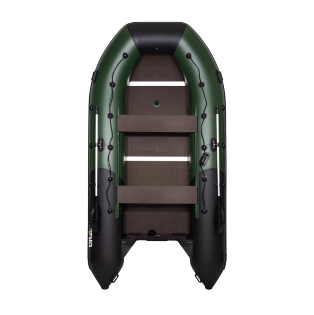 Лодка ПВХ Ривьера Максима 3800 СК зелено-черная