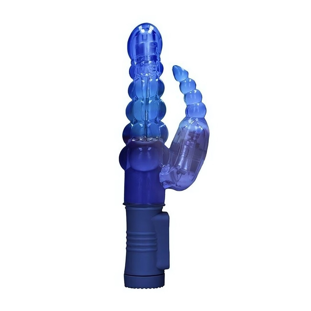 Ротационный вибратор для двойной стимуляции Rotating Bubbles (8 режимов) (Цвет: фиолетовый)