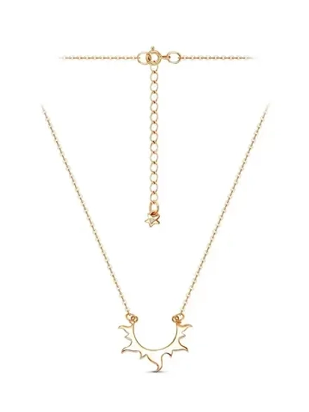 Колье на шею с подвеской Солнце