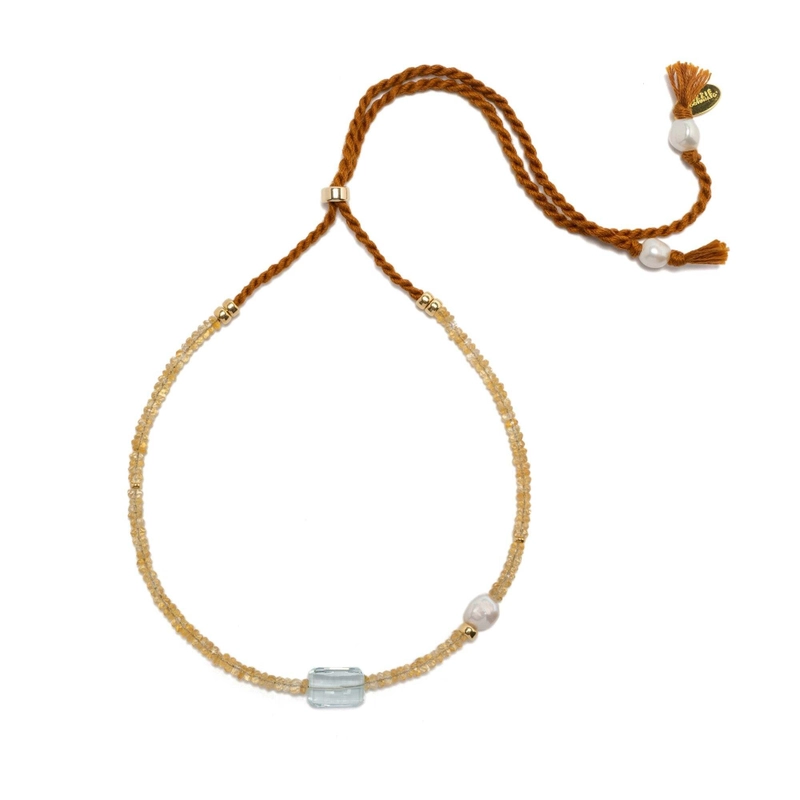 Колье Твёрдая Лимонная Конфета