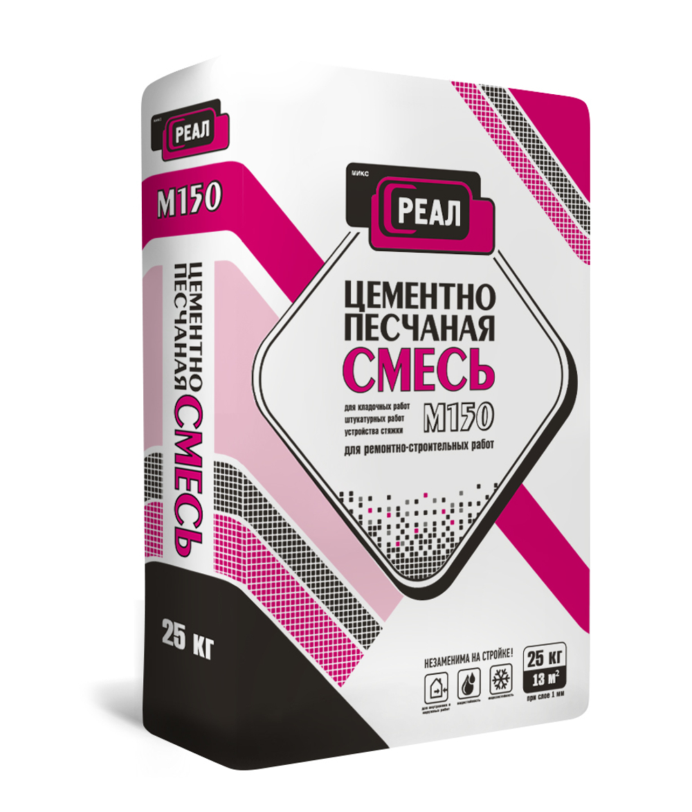 Песчано-цементная смесь ЦПС-150 (25кг) МЗСМ