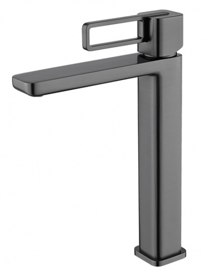 12112-Q Смеситель од. для раковины-чаши (ГРАФИТ) GANZER (10/1шт)