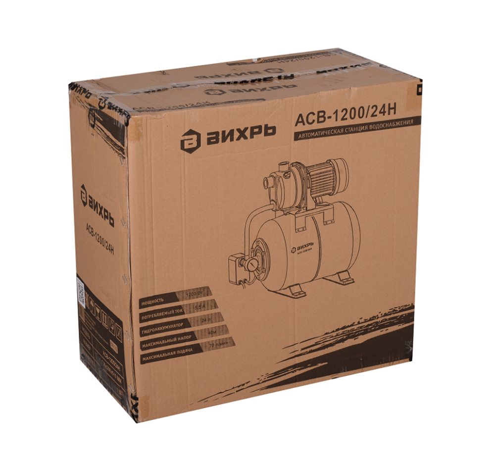 Автономная станция водоснабжения Вихрь АСВ-1200/24Н