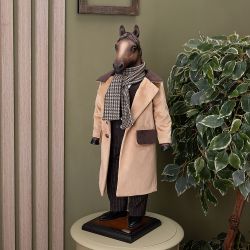 Кукла интерьерная коллекционная Конь Сэр Джон