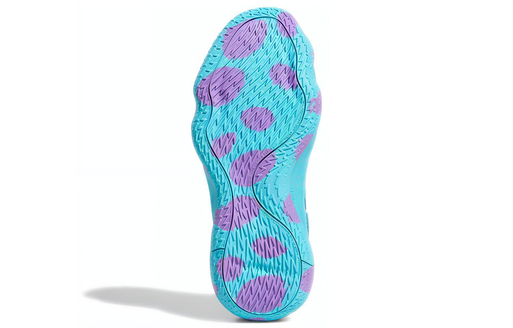 Кроссовки Monsters X Adidas Dame 7 Extply "Sulley"
