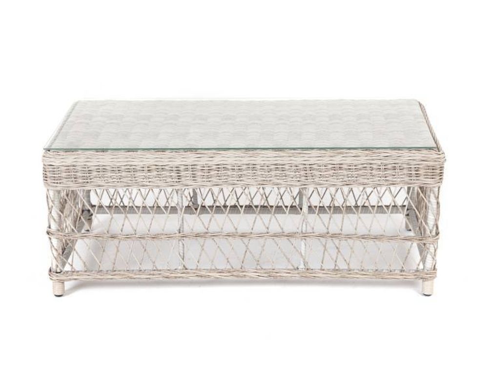 "Гранд Латте" стол журнальный из искусственного ротанга, цвет бежевый