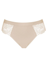 Трусики-слипы с кружевом Belle-Cotton (Размер: M) (Цвет: белый)