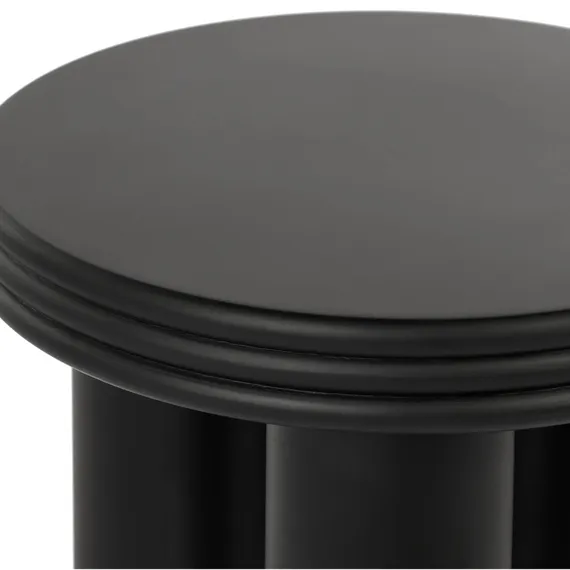 Кофейный стол Lador Ø40х44 см, черный матовый