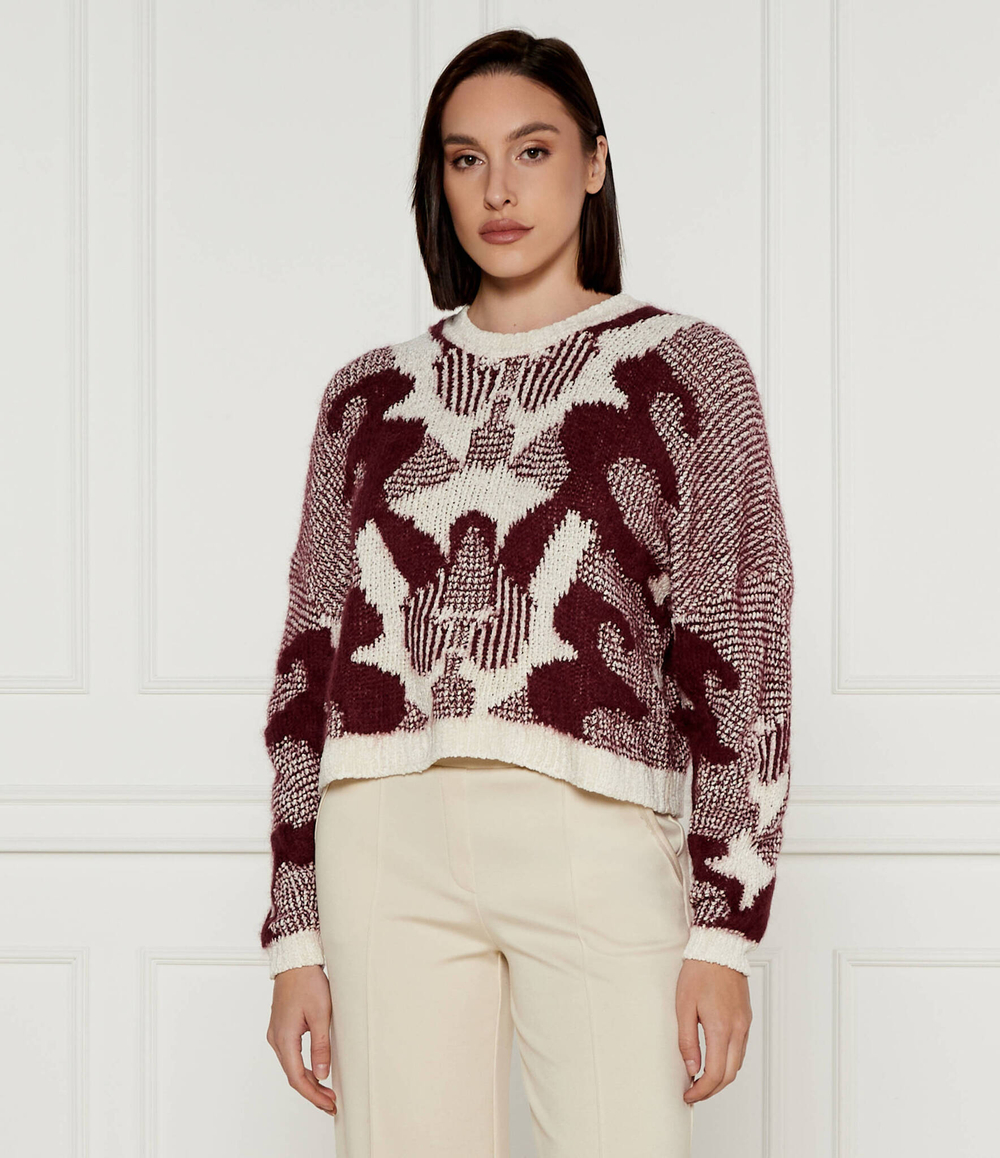 Свитер RORA Ba&sh - бордовый(1H24RORA)