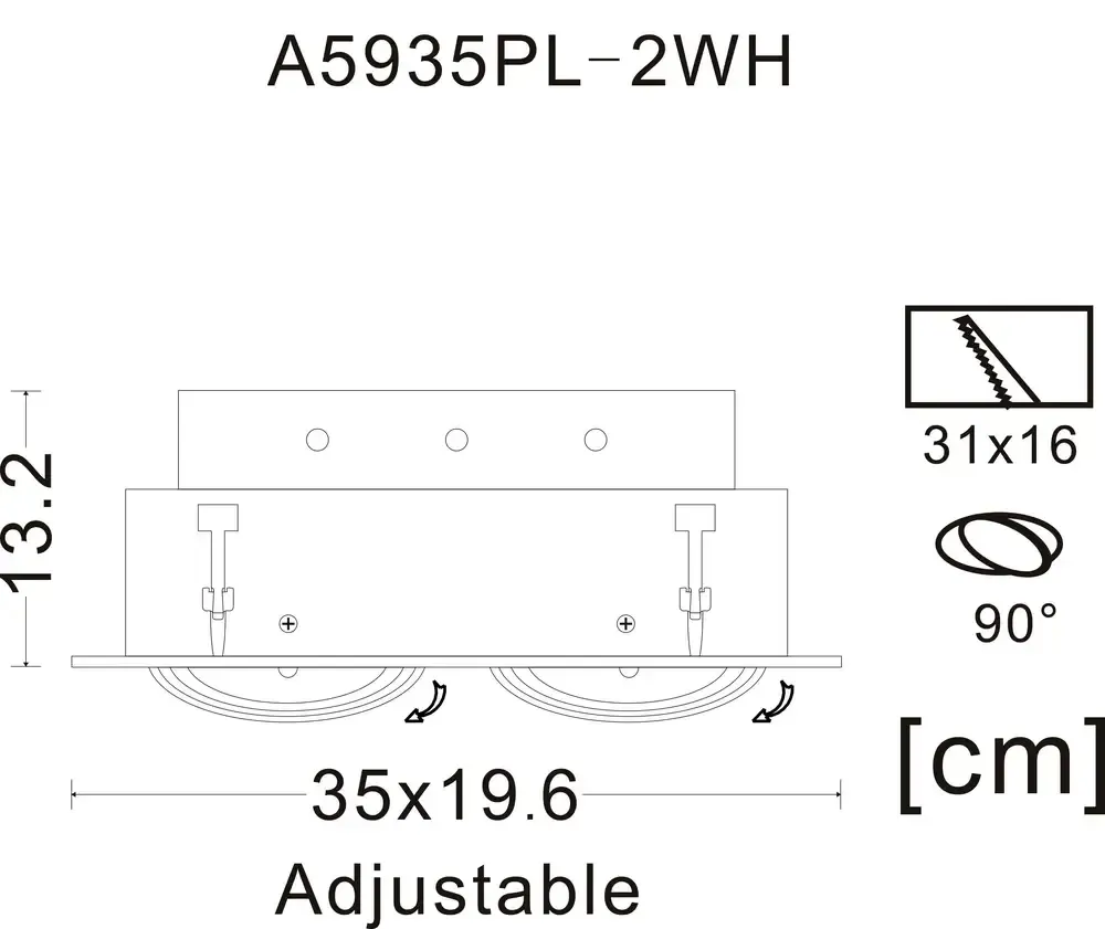 Карданный светильник Arte Lamp