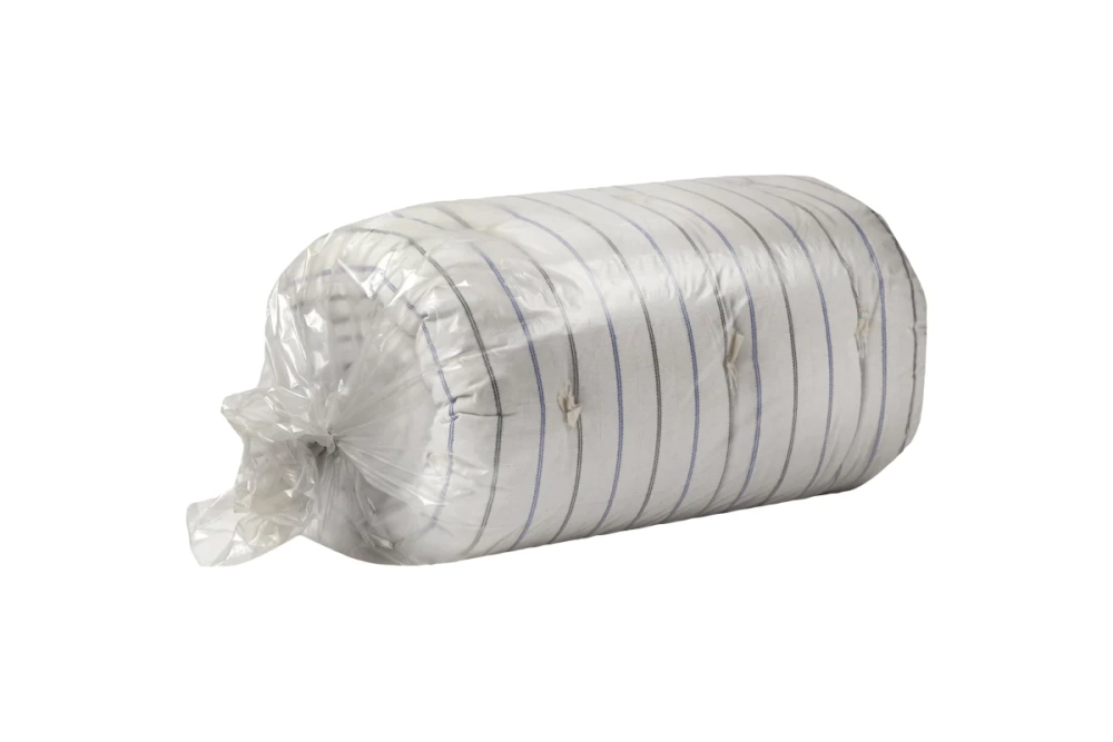 Ватный матрас 70 на 190, в тиковом чехле