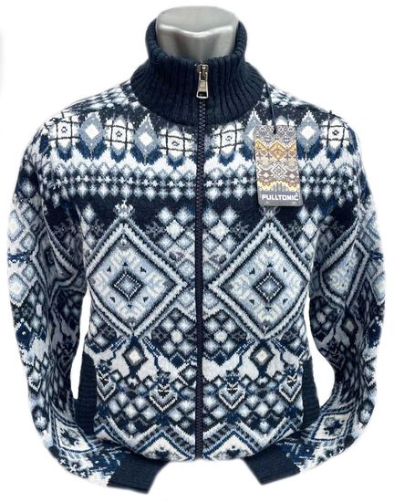 p-p 56-60. Pulltonic из шерсти и кашемира "Русские Узоры" Разъемный замок. BATAL