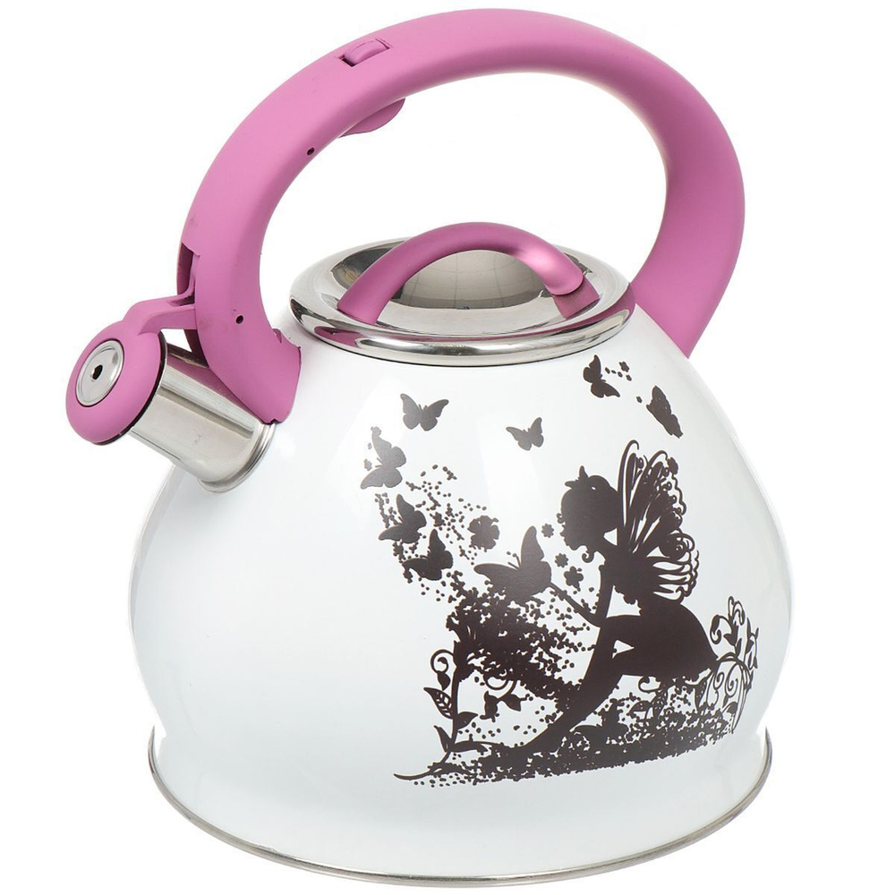 Чайник нерж, 3 л, свист, мат, меняет цвет, Катунь, индукц, КТ-126