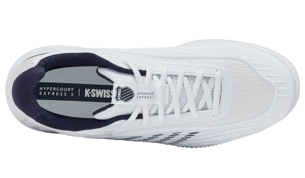 Мужские кроссовки теннисные K-Swiss Hypercourt Express 3 Clay - white/peacoat/silver