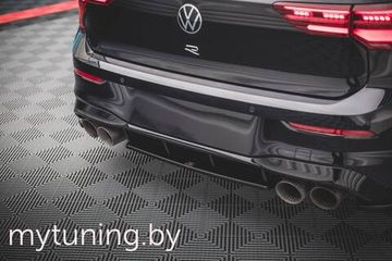 Сплиттер бампера заднего центральный для VOLKSWAGEN Golf VIII R (20-...)