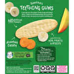 Gerber, Organic for Baby, вафли для защиты зубов, от 7 месяцев, манго, банан и морковь, 12 пакетиков по 2 шт. В индивидуальной упаковке, по 2 вафли