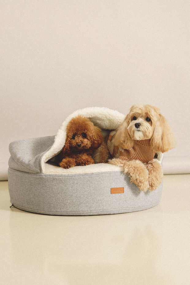 Лежанка "Пони-норка" 2.0 серый