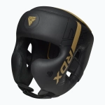 Боксёрский шлем RDX F6 золотой