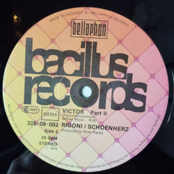 Винтажная виниловая пластинка LP Rigoni, Schoenherz, Victor A Symphonic Poem (Germany 1975)