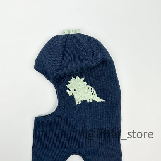 Шлем демисезонный, Динозавры на темно-синем