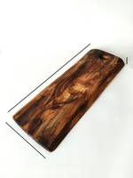 Доска разделочная из массива кедра с гравировкой Лошадь