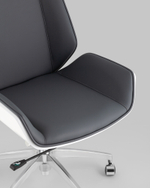 Кресло офисное TopChairs Crown SN серо-голубой