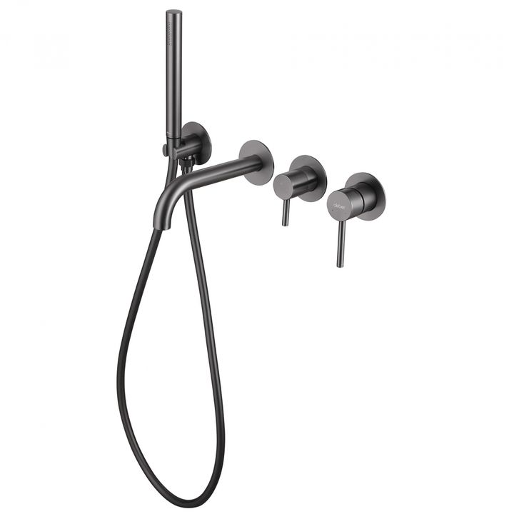 Смеситель ABBER Wasser Kreis AF8130NG для ванны скрытого монтажа, никель