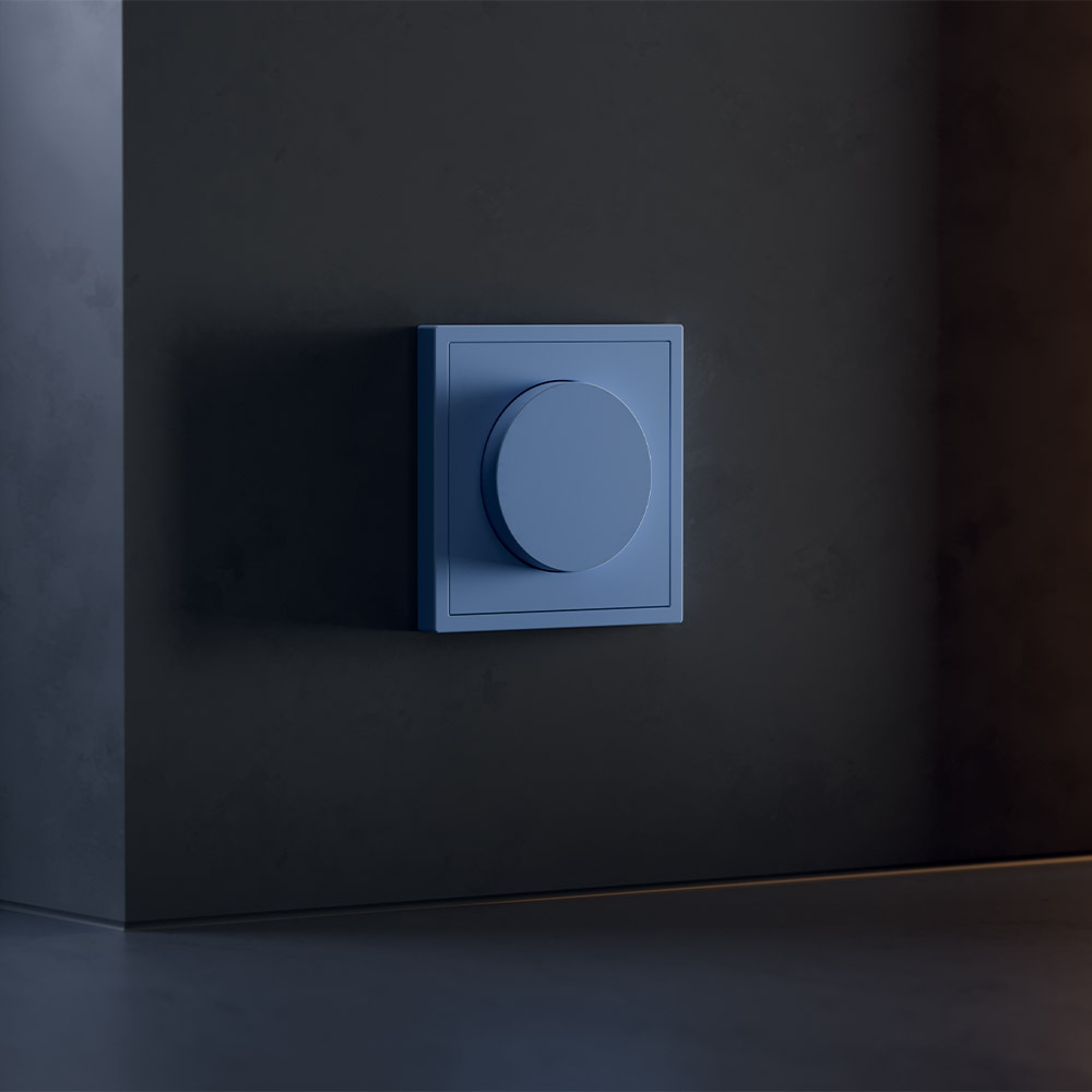 Накладка для светорегулятора поворотно-нажимного, S70 (деним)