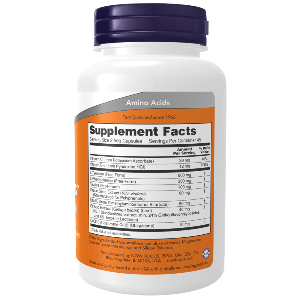 Now Foods True Focus 90 veg capsules, Поддержка когнитивных функций