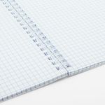 Тетрадь А5, 96 л., BRAUBERG, гребень, клетка, обложка картон, "Мрамор", 404422, 4шт