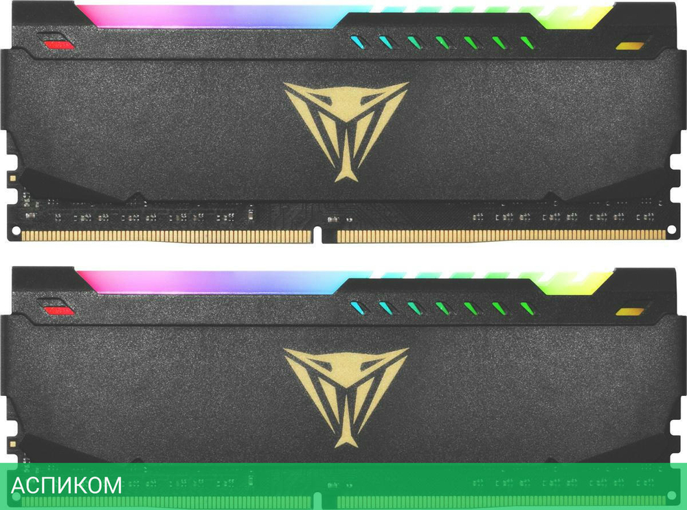 Оперативная память Patriot Viper Steel RGB 2x8GB DDR4 PC4-25600 (PVSR416G320C8K)