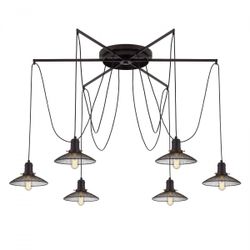 Citilux Эдисон CL451262 Люстра паук Венге