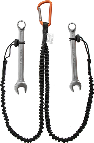 Стропа эластичная двойная с петлей для крепления инструмента (до 10 кг)