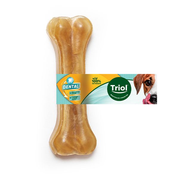 Косточка жевательная Triol DENTAL, 10см, 30г