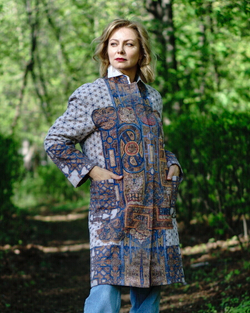 Пальто "Ирландская легенда", по мотивам Келлской книги