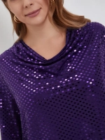 Блузка нарядная с пайетками