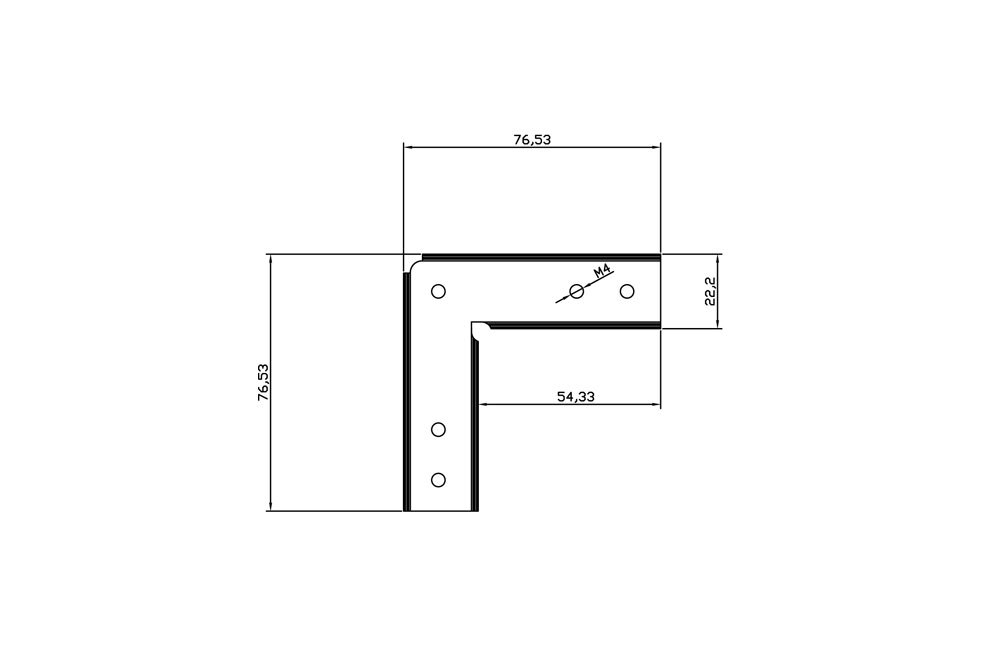 Схема L connector SPACE-Track system W