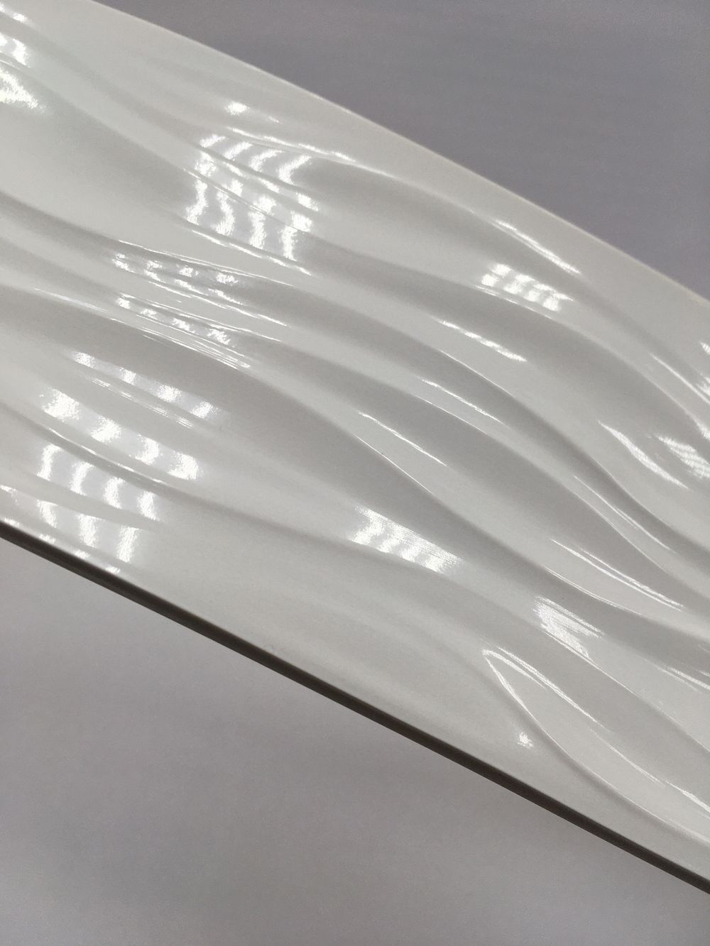 Белый "Бриз" (7см) декоративная планка (бленда)