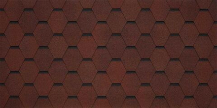 Гибкая черепица TEGOLA GARDA Rosso 409 2,86м2