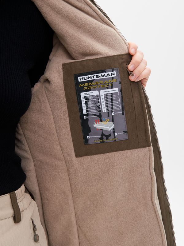 Костюм демисезонный женский Селенга ткань Исландия цвет Коричневый/Бежевый